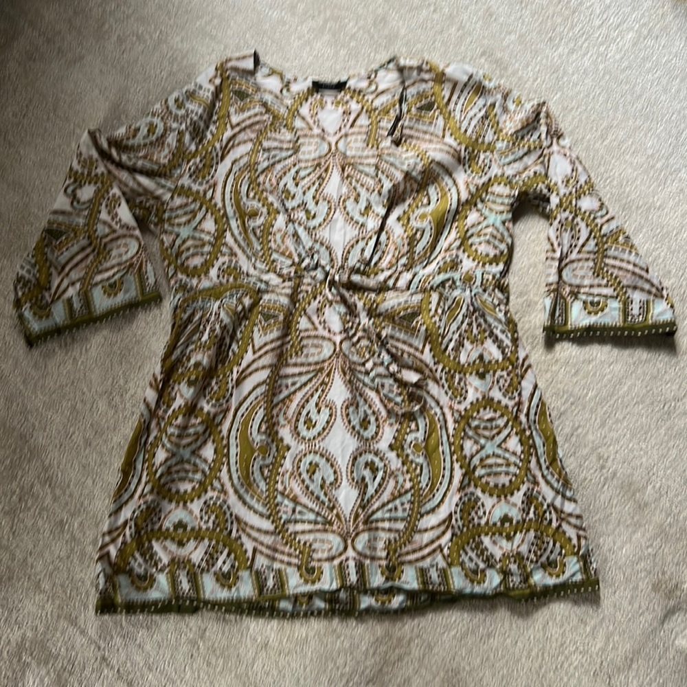 J Crew V neck with drawstring waist beach/pool coverup